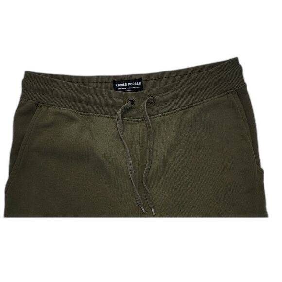 Richer Poorer Dusty Olive Green Jogger Tapered Sweatpants Size S - Picture 4 of 7